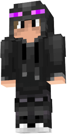 Enderman Outfit Skin Minecraft