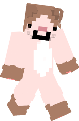 is a popcat but in minecraft
