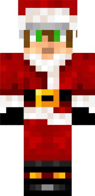 boy dressed up like Santa