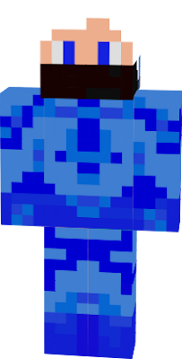 Man in blue