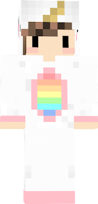 Rainbow Boy with brown hair