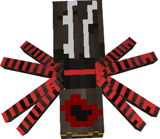 Spider is the Nether.Damaged by: Fire 65 Seconds,Nause,65 seconds,blindess,65 Seconds,Killed by to Water,Lava