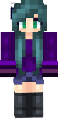 Aphmau's Leona base helped me a lot. I added the sleeves and short straps. Other than that I would like to request that you use this skin for video purposes only or on NORMAL minecraft which is NOT Xbox or Windows 10. Plz give credit to me if anyone asks, or to the base maker: Aphmau.