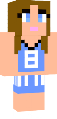 a blue cheerleader :3