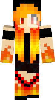 Cute fire girl