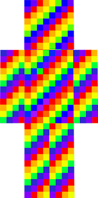 arc en-ciel (couleur) diagonale