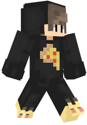 Cute Pizza Boy has a name. His name is Tommy. Tommy lives rather a simple minecraft life. Along with his pizza shirt.