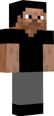 Its the steve skin with some changes. Mostly black steve i would call it