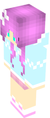 i like this skin because it shows a unicorn behide it