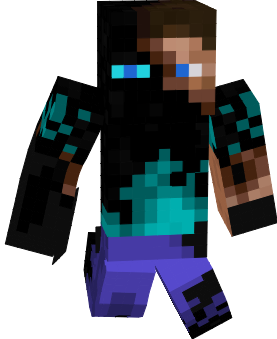 enderman mixed with steve
