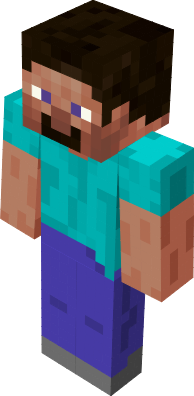 Bedrock editon Steve is a updated Steve which replaces the java Steve Skin