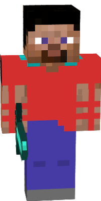 once was a legendary warrior but now he has gotten older so he is now spending his time surviving or meeting new minecraftians