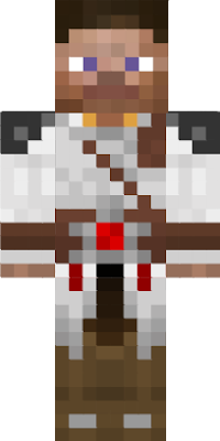Steve with Assasins Creed outfit